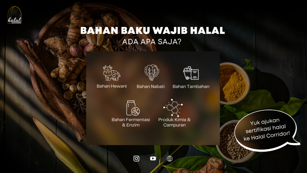 Bahan Baku Wajib Halal, Ada Apa Saja?